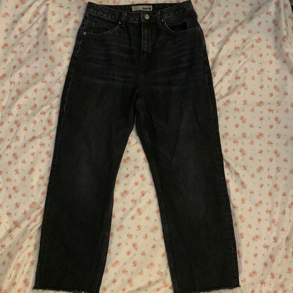 TopShop Black Boyfriend Jeans
